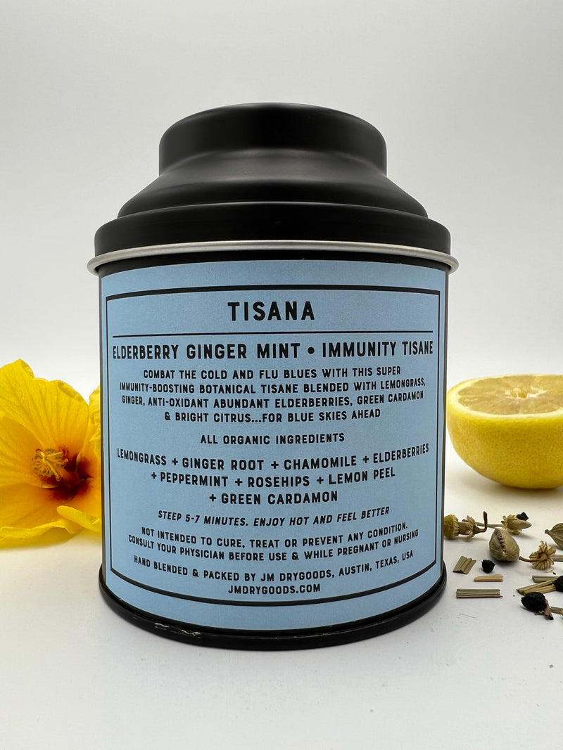 Feel Good Tea - Tisana Elderberry Ginger Mint Tisane